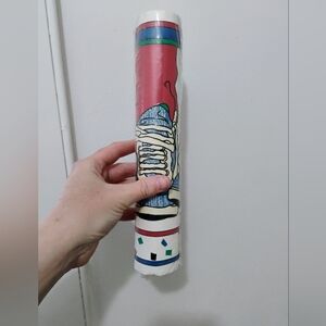 Vintage Sneakers 80s Wallpaper Border